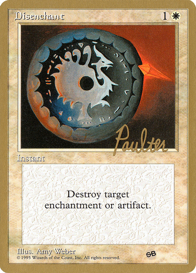 Disenchant (Preston Poulter) (SB) [Pro Tour Collector Set] | The Time Vault CA