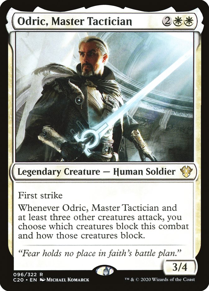 Odric, Master Tactician [Commander 2020] | The Time Vault CA