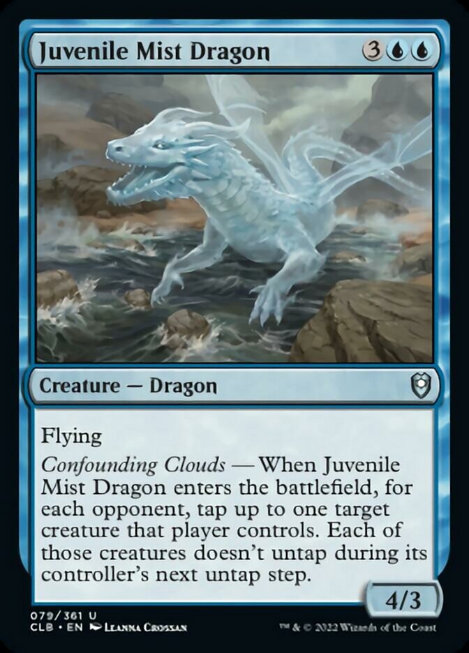 Juvenile Mist Dragon [Commander Legends: Battle for Baldur's Gate] | The Time Vault CA