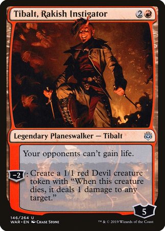 Tibalt, Rakish Instigator [War of the Spark] | The Time Vault CA