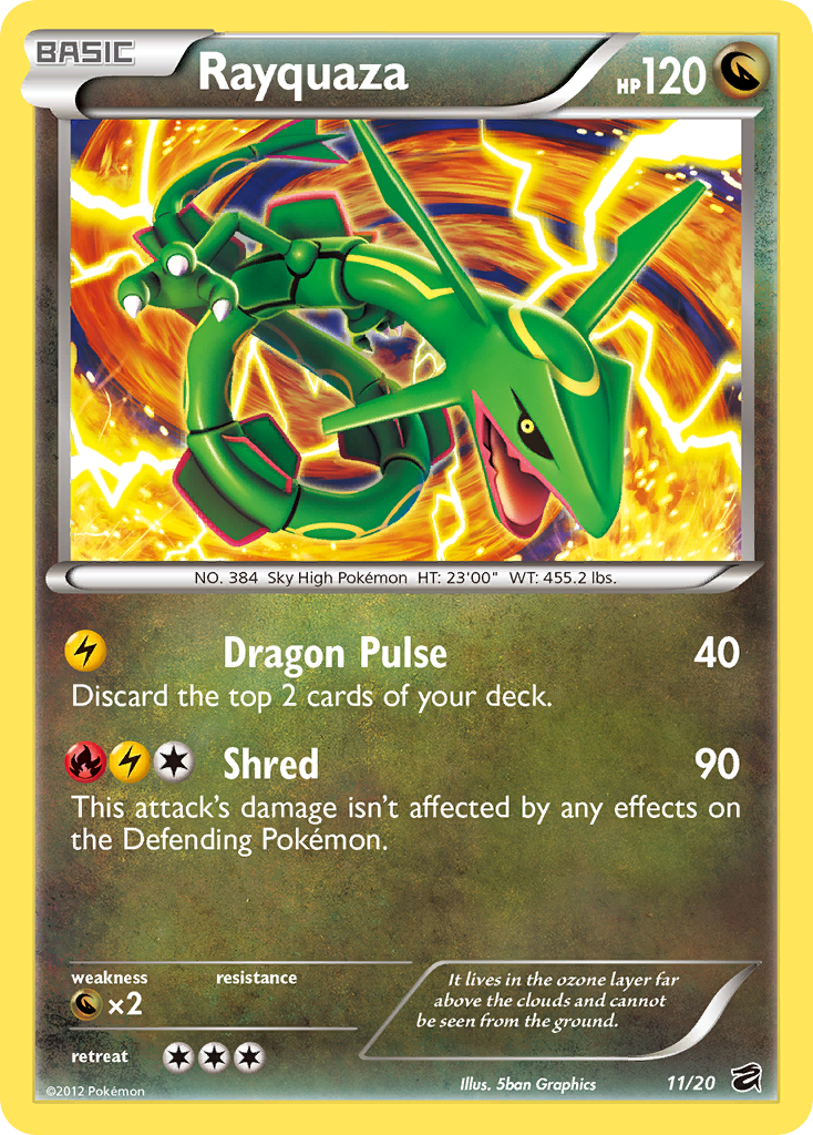 Rayquaza (11/20) [Black & White: Dragon Vault] | The Time Vault CA