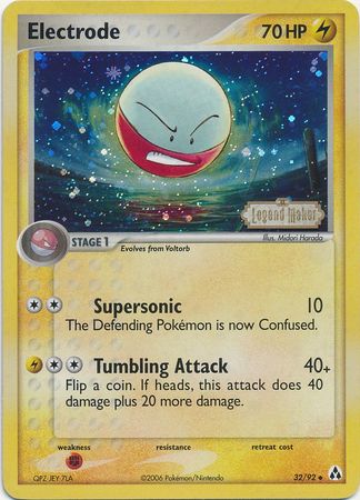 Electrode (32/92) (Stamped) [EX: Legend Maker] | The Time Vault CA