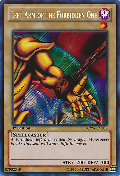 Left Arm of the Forbidden One [LCYW-EN305] Secret Rare | The Time Vault CA