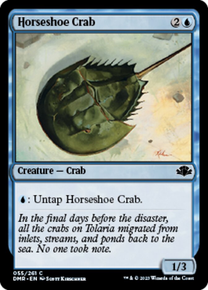 Horseshoe Crab [Dominaria Remastered] | The Time Vault CA