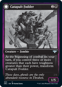 Catapult Fodder // Catapult Captain [Innistrad: Double Feature] | The Time Vault CA