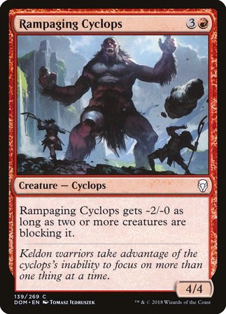 Rampaging Cyclops [Dominaria] | The Time Vault CA