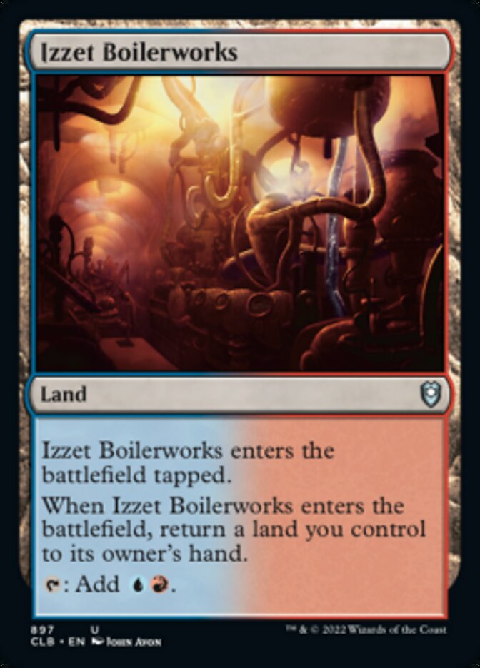 Izzet Boilerworks [Commander Legends: Battle for Baldur's Gate] | The Time Vault CA