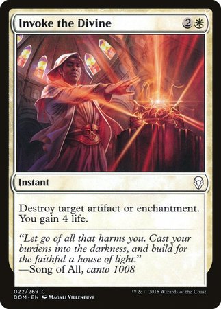 Invoke the Divine [Dominaria] | The Time Vault CA