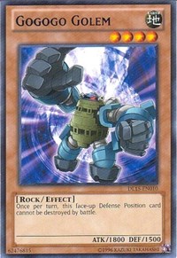 Gogogo Golem (Blue) [DL15-EN010] Rare | The Time Vault CA