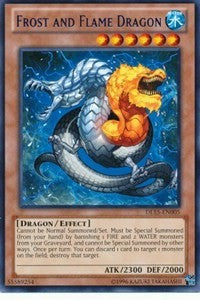 Frost and Flame Dragon (Green) [DL15-EN005] Rare | The Time Vault CA