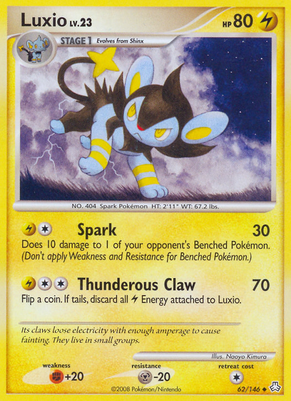 Luxio (62/146) [Diamond & Pearl: Legends Awakened] | The Time Vault CA