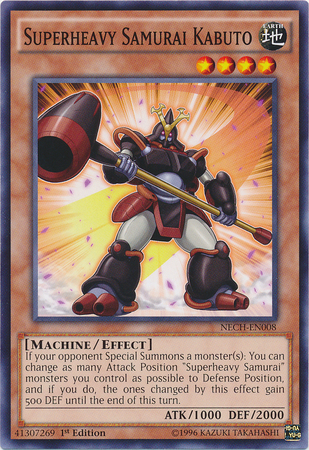 Superheavy Samurai Kabuto [NECH-EN008] Common | The Time Vault CA