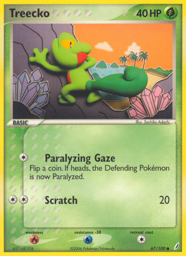 Treecko (67/100) [EX: Crystal Guardians] | The Time Vault CA