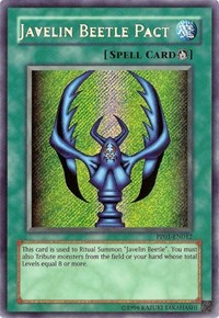 Javelin Beetle Pact [PP01-EN012] Secret Rare | The Time Vault CA