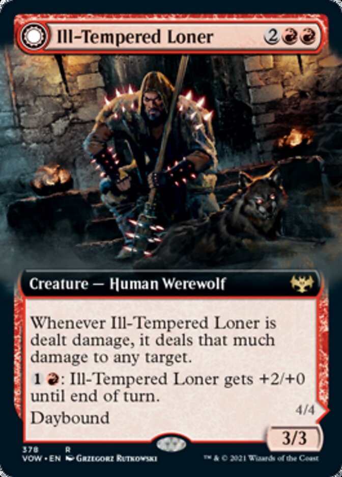 Ill-Tempered Loner // Howlpack Avenger (Extended) [Innistrad: Crimson Vow] | The Time Vault CA