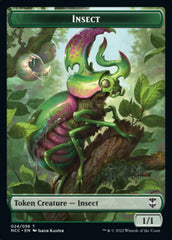 Ogre // Insect Double-sided Token [Streets of New Capenna Commander Tokens] | The Time Vault CA