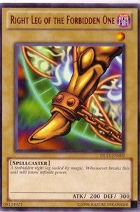 Right Leg of the Forbidden One (Red) [DL11-EN002] Rare | The Time Vault CA