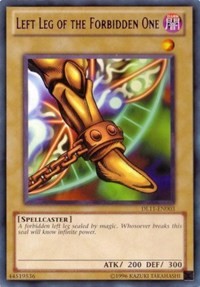 Left Leg of the Forbidden One (Purple) [DL11-EN003] Rare | The Time Vault CA