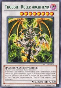 Thought Ruler Archfiend (Green) [DL11-EN014] Rare | The Time Vault CA