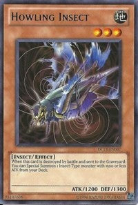 Howling Insect (Blue) [DL13-EN007] Rare | The Time Vault CA