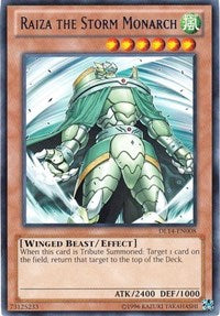 Raiza the Storm Monarch (Blue) [DL14-EN008] Rare | The Time Vault CA