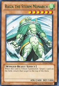 Raiza the Storm Monarch (Green) [DL14-EN008] Rare | The Time Vault CA