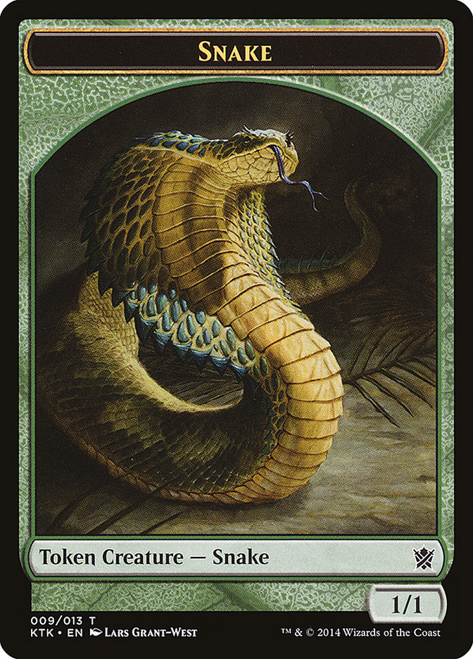 Snake [Khans of Tarkir Tokens] | The Time Vault CA