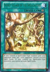 Secret Village of the Spellcasters (Green) [DL14-EN013] Rare | The Time Vault CA