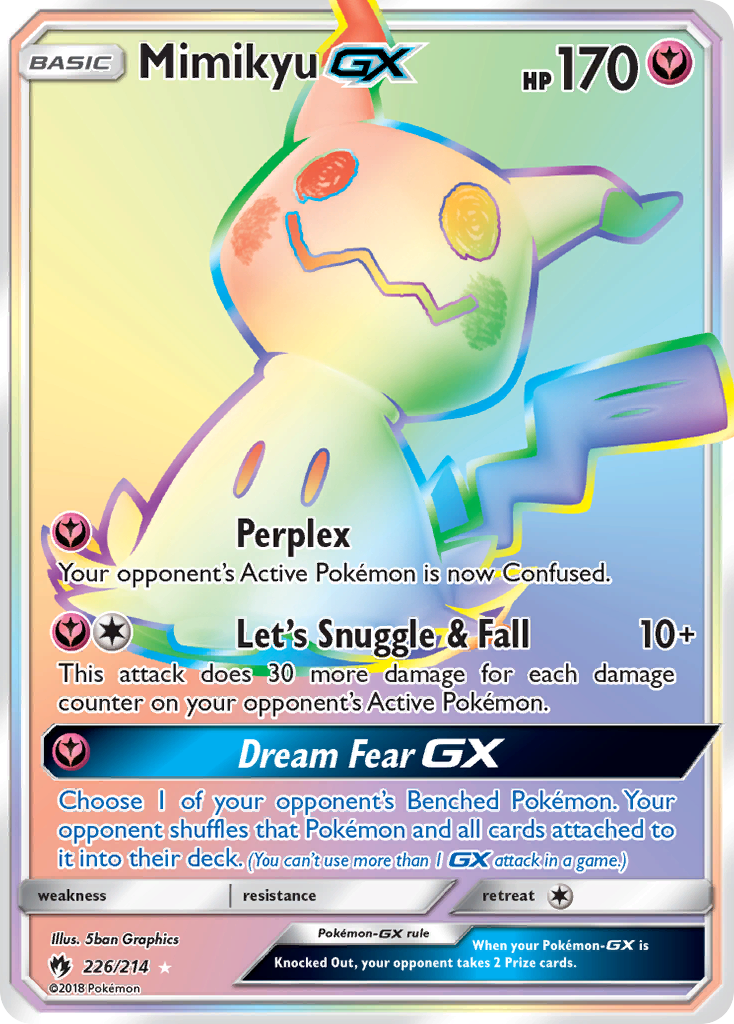 Mimikyu GX (226/214) [Sun & Moon: Lost Thunder] | The Time Vault CA