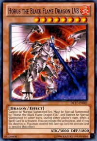 Horus the Black Flame Dragon LV8 (Purple) [DL17-EN002] Rare | The Time Vault CA