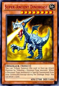 Super-Ancient Dinobeast (Red) [DL17-EN004] Rare | The Time Vault CA