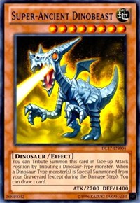 Super-Ancient Dinobeast (Blue) [DL17-EN004] Rare | The Time Vault CA