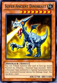 Super-Ancient Dinobeast (Green) [DL17-EN004] Rare | The Time Vault CA