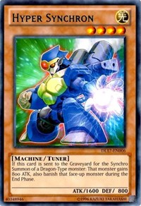 Hyper Synchron (Blue) [DL17-EN006] Rare | The Time Vault CA