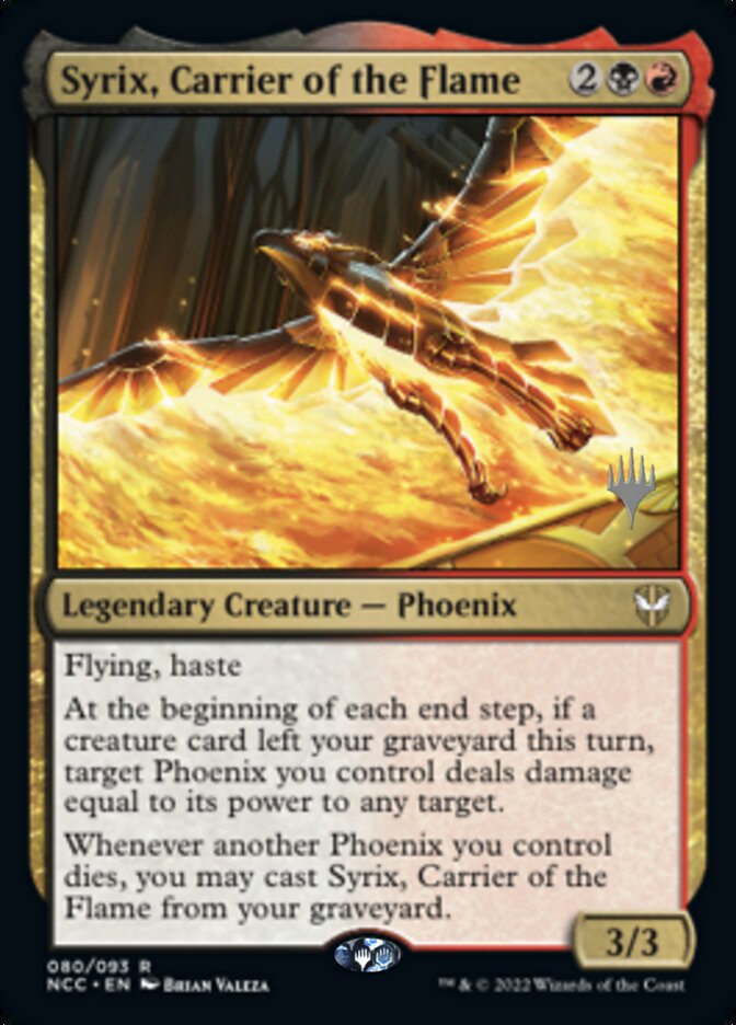 Syrix, Carrier of the Flame (Promo Pack) [Streets of New Capenna Commander Promos] | The Time Vault CA