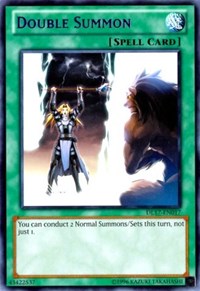Double Summon (Blue) [DL17-EN017] Rare | The Time Vault CA
