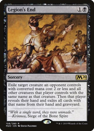 Legion's End [Core Set 2020 Promos] | The Time Vault CA
