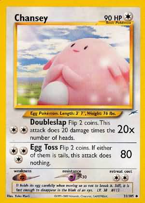 Chansey (31/105) [Neo Destiny Unlimited] | The Time Vault CA