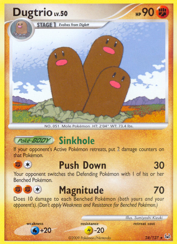 Dugtrio (24/127) [Platinum: Base Set] | The Time Vault CA