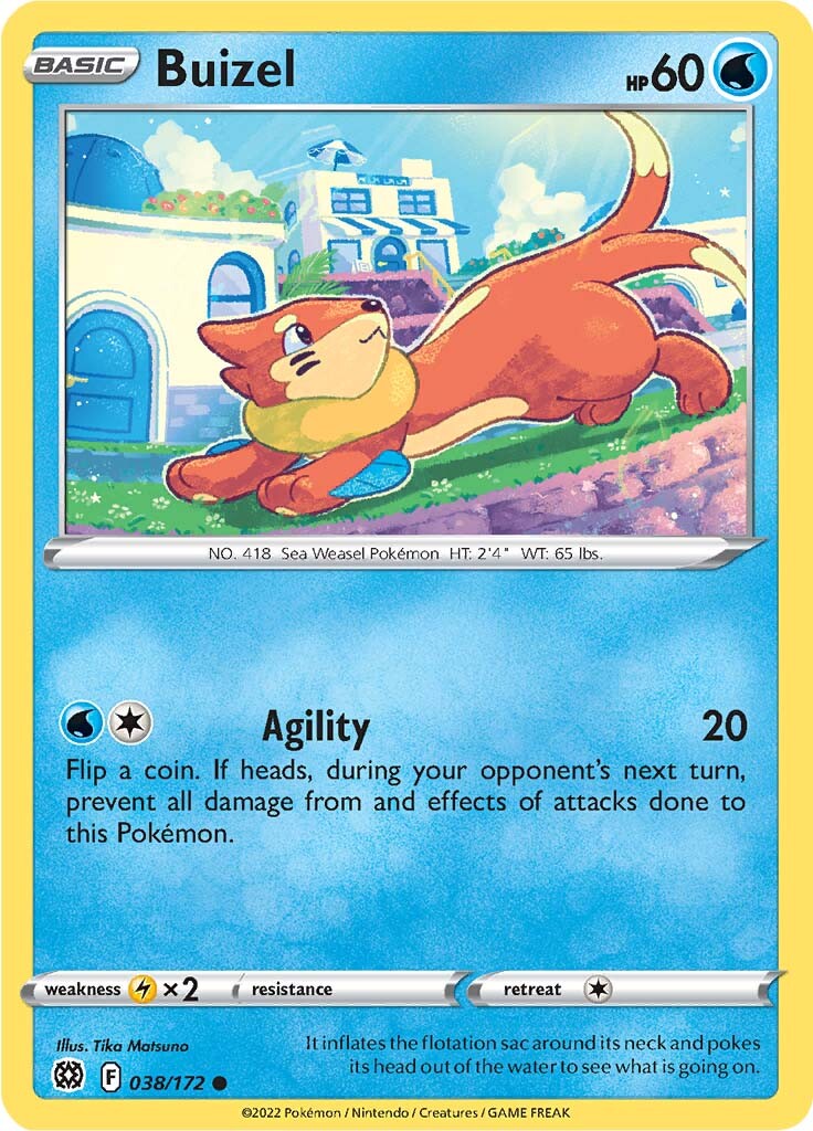 Buizel (038/172) [Sword & Shield: Brilliant Stars] | The Time Vault CA