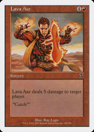 Lava Axe [Seventh Edition] | The Time Vault CA