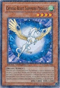 Crystal Beast Sapphire Pegasus [DTP1-EN028] Common | The Time Vault CA