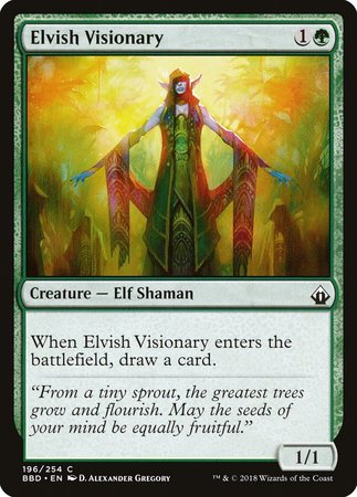 Elvish Visionary [Battlebond] | The Time Vault CA