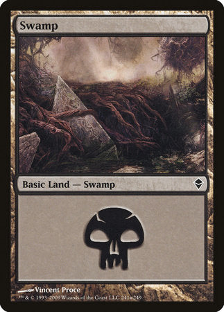 Swamp (241a) [Zendikar] | The Time Vault CA