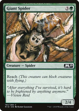 Giant Spider [Core Set 2019] | The Time Vault CA