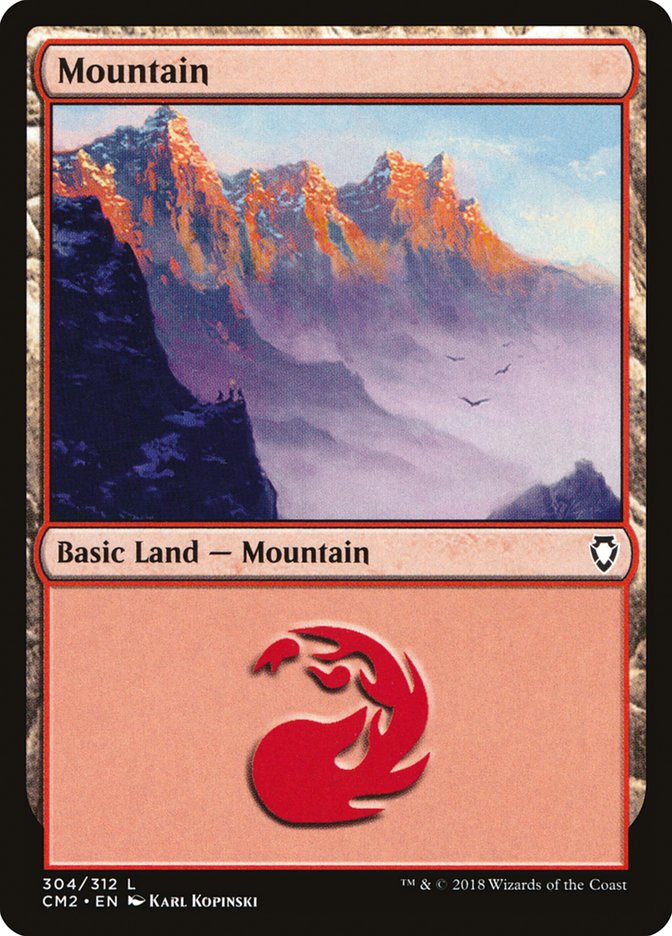 Mountain (304) [Commander Anthology Volume II] | The Time Vault CA