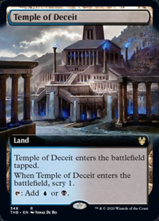 Temple of Deceit (Extended Art) [Theros Beyond Death] | The Time Vault CA