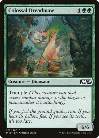 Colossal Dreadmaw [Core Set 2019] | The Time Vault CA