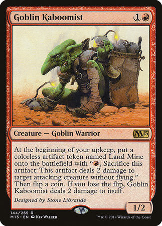 Goblin Kaboomist [Magic 2015] | The Time Vault CA