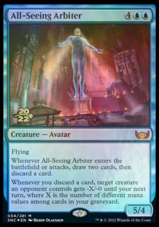 All-Seeing Arbiter [Streets of New Capenna Prerelease Promos] | The Time Vault CA